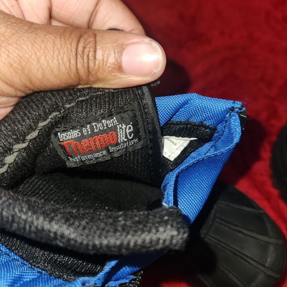 Tamarack Snow Boots Kids Size 9 Blue And Black All Weather Thermolite - Picture 7 of 9